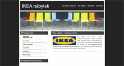 Desktop Screenshot of nabytek-ikea.cz